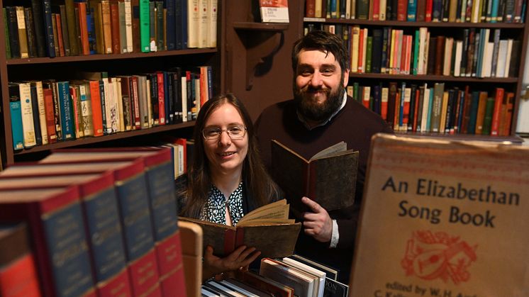  Dr Katherine Butler of Northumbria University and James Smith of the Lit & Phil