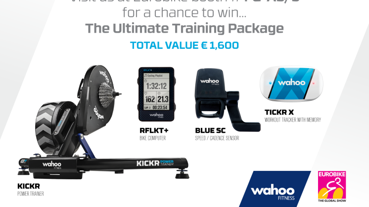 Visit Wahoo Fitness at Eurobike for a chance to win The Ultimate Training Package