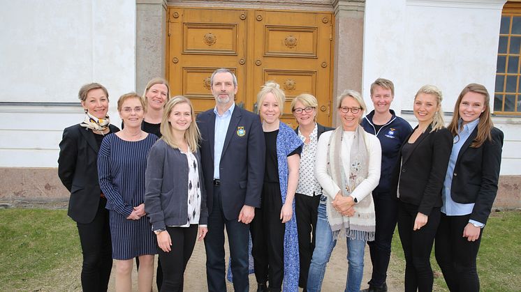 Svenska Ridsportförbundets förbundsstyrelse efter stämman 13 maj 2017.. Foto: Jörgen Cardell