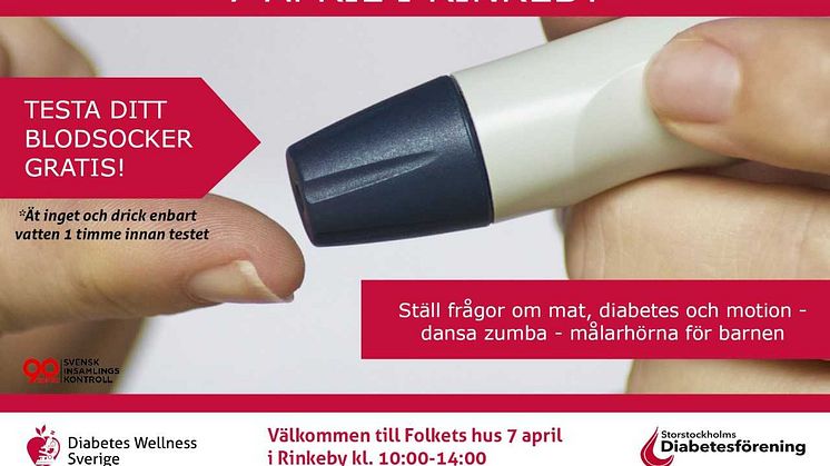 Världshälsodagen med fokus på diabetes 