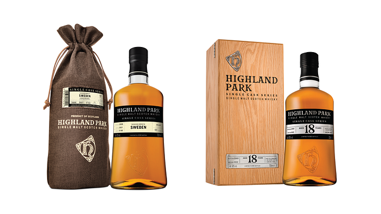 HIGHLAND PARK LANSERAR TVÅ SMAKRIKA SINGLE CASKS 