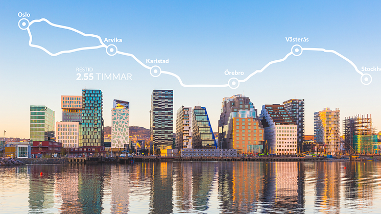 Norska regeringen signalerar utredning om alternativ finansiering av Oslo-Sthlm i kommande transportplan