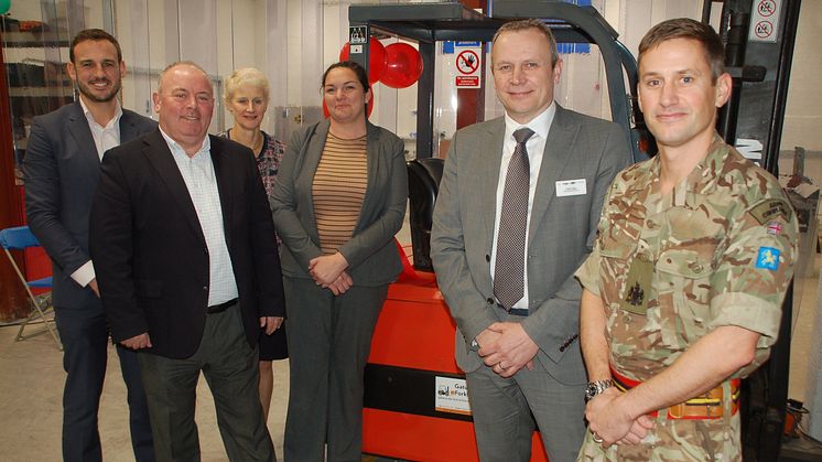 Opening the new maintenance depot at Horsham