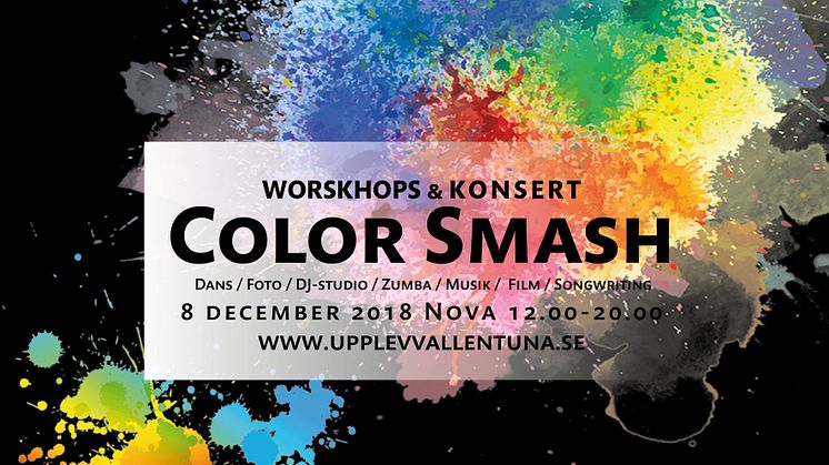Musik, film, dans och galet mycket energi - Color Smash på Nova! 