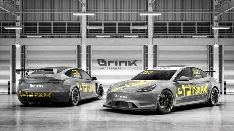 Brink Motorsport avslöjar Tesla Model 3 som segervapen till STCC 2023