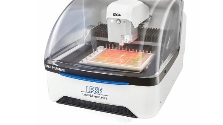 LPKF ProtoMat S104 a fully automatically operated circuit board plotter