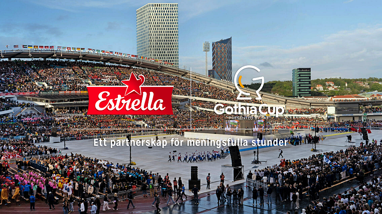 Estrella förnyar partnerskap med Gothia Cup 2024