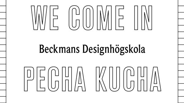 PechaKucha på Beckmans