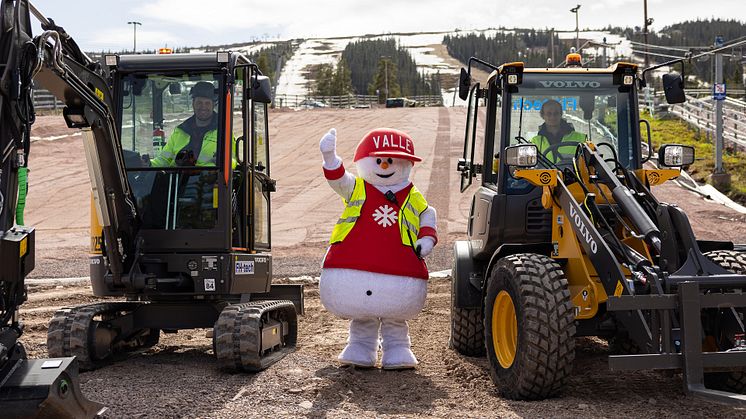 Pressinbjudan: Volvos eldrivna maskiner på plats när SkiStar Sälen presenterar sommarens nyheter