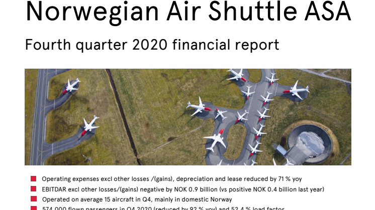 Norwegian Q4 Report 2020