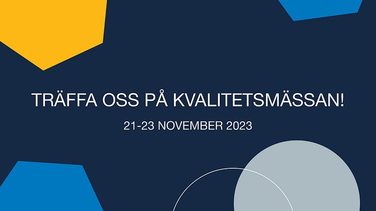 Swedac deltar på Kvalitetsmässan 2023