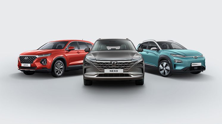 Helt nye Hyundai KONA electric kombinerer to av de viktigste trendene i bilmarkedet; elbil og kompakt-SUV