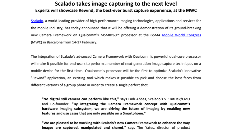 Scalado takes image capturing to the next level 