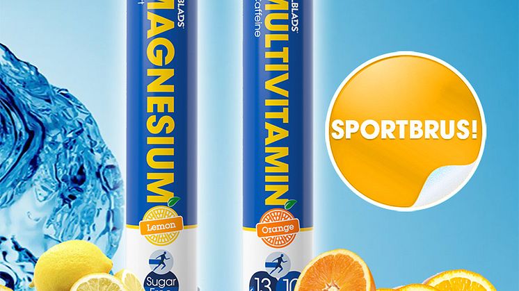 Dalblads Magnesium och Dalblads Multivitamin - sportbrus 