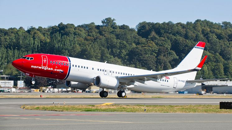 God passagervækst for Norwegian i september
