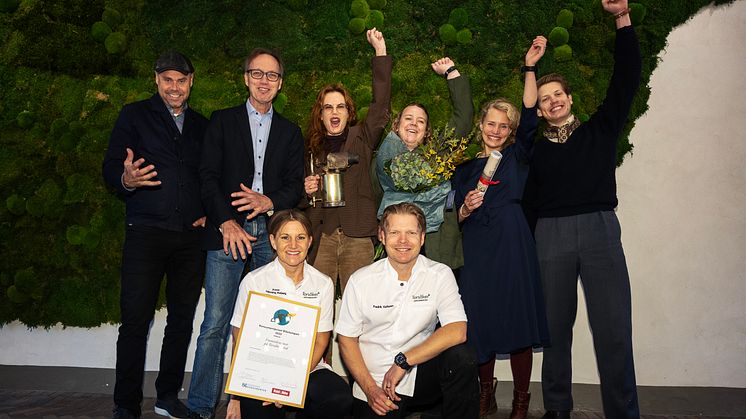 Axfoundation är vinnare av Blåslampan 2022. Sveriges Konsumenter och Råd & Röns konsumentpris. Foto: Nils Petter Nilsson