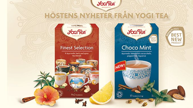 YOGI TEA lanserar två nya te-askar – Finest selection och Choco Mint