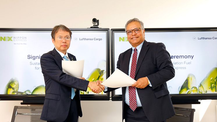 Lufthansa Cargo and Nippon Express Europe conclude SAF agreement