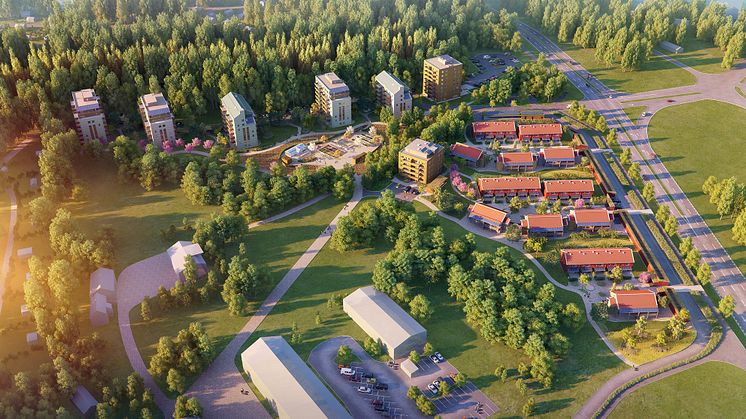 The Aspö Ekologi ecological residential district in Skövde municipality is financec by Kommuninvest green bonds