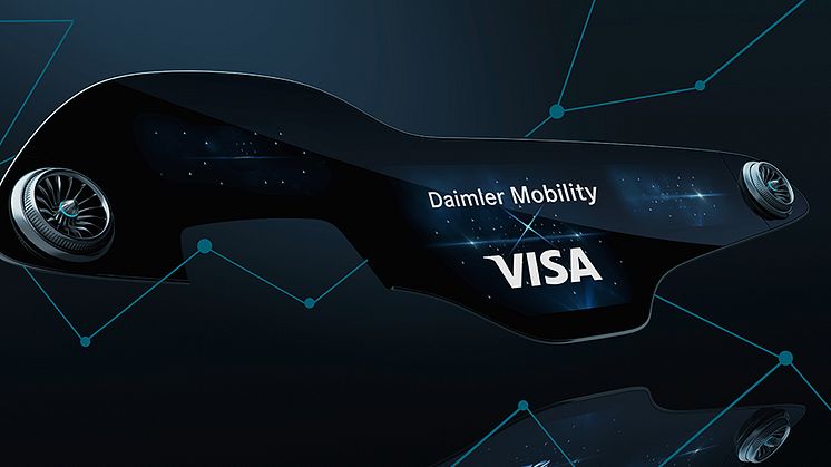 Daimler Mobility und Visa starten globale Technologie-Partnerschaft, um E-Commerce ins Auto zu integrieren