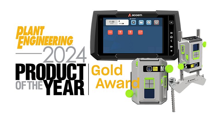 Acoem AT-400 axeluppriktningssystem vinner GULD!
