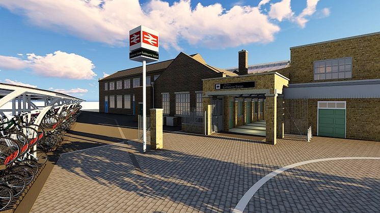 Eastbourne's easier access: A wider, step free entrance is among improvements under way at Eastbourne station
