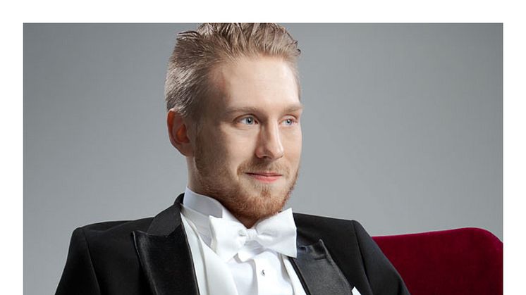 Hannes Öberg, barytonsolist i Blåsarsymfonikernas nyårsgala 2019, Wien så in i Norden.