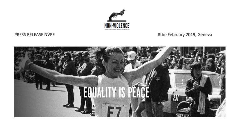 Equality is Peace - International Women's Day