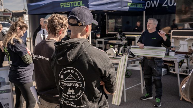 Vi skal gøre dagligdagen nem for håndværkerne og gøre det bedre og smartere end andre produkter på markedet. Vores kvalitet er det, vi har af værdi, derfor er kundernes input og mening så vigtig for os. Foto: Festool.