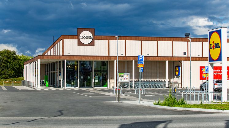 Lidl i Visby är världens första klimatneutrala livsmedelsbutik