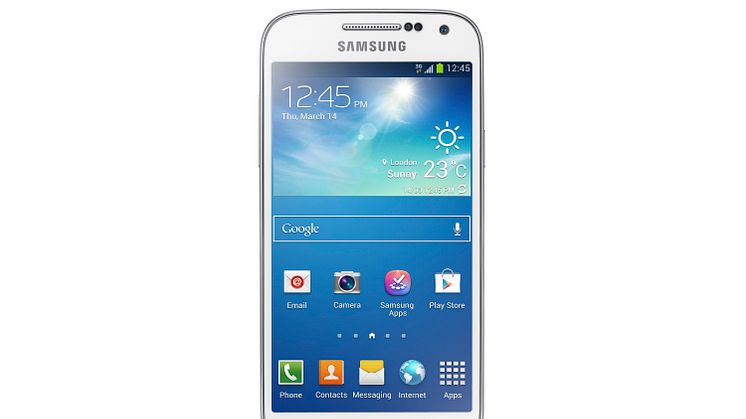 Galaxy S4 mini (hvit front)
