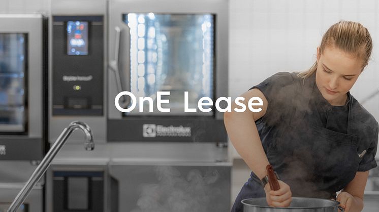 OnE Lease en komplett tjänst som inkluderar allt – köksutrustning, installation, rekommenderade tillbehör och rengöring,