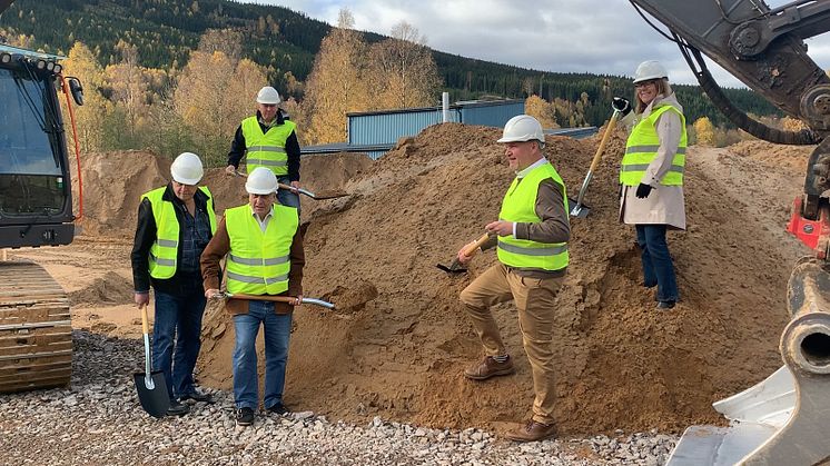 Spaden i marken- nu kan Branäs fortsätta växa