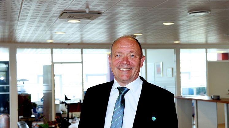 Vicedirektør i Forenede Service Ejnar Olsen fylder 60 år. Foto: Jeanette Lagrelius. 