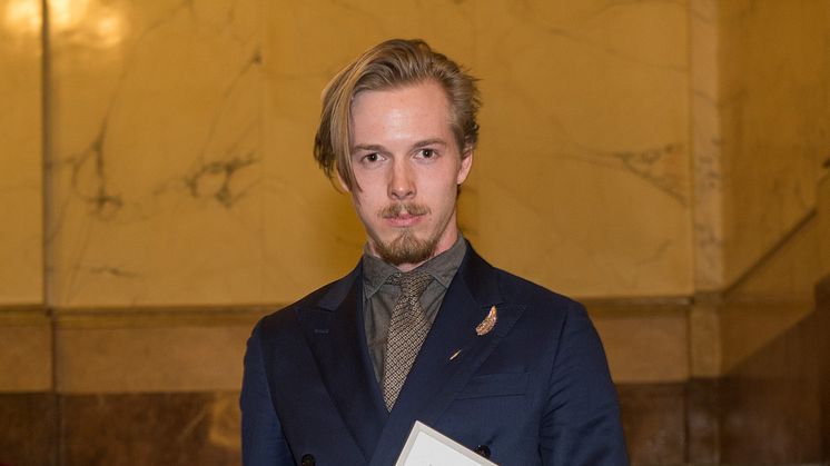 Wilhelm Sturesson, grundaren av AW Retail med Engelska Herr och Baltzar, utsedd till Årets Unga Entreprenör Syd 2016