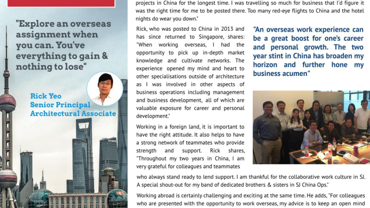 An interview with Mr Rick Yeo, Surbana Jurong's Senior Principal Architectural Associate