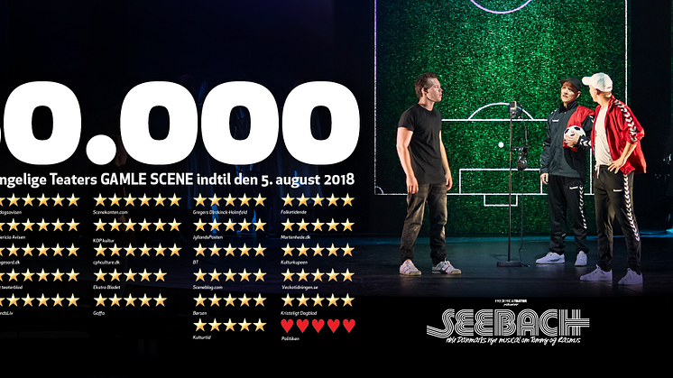 Fredericia Teaters SEEBACH runder 180.000 solgte billetter og forlænger i København