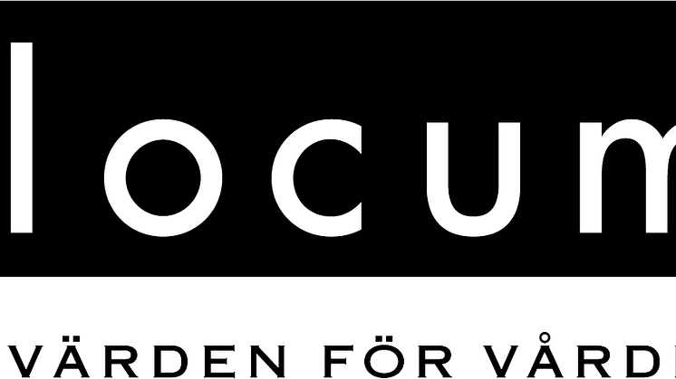 Logotyp Locum svart
