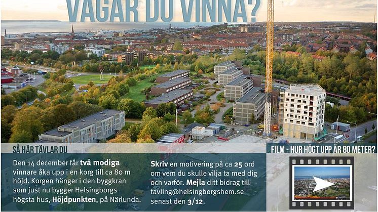 Helsingborgshem anordnar tävling för modiga