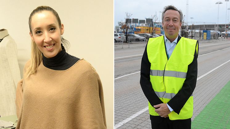 Jamila El-Hallah grundare av I am fashion och Johan Röstin VD för ForSea. 