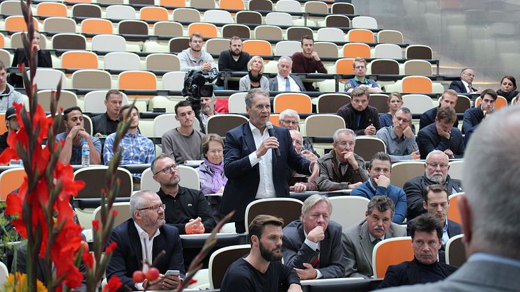 Podiumsdiskussion „Zukunftsbranche Luftverkehr am Standort Berlin Brandenburg“ am 15. Oktober 2016 an der Technischen Hochschule Wildau