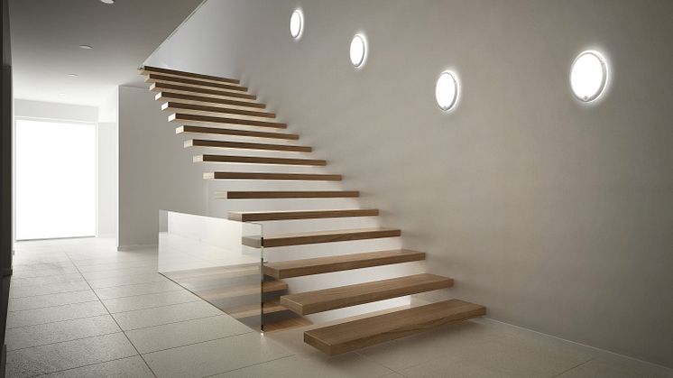 LedgeCircle® tar seg blant annet godt ut i trappegang og korridor.