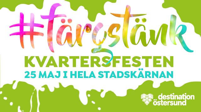 Premiär för stadseventet Färgstänk - Kvartersfesten 