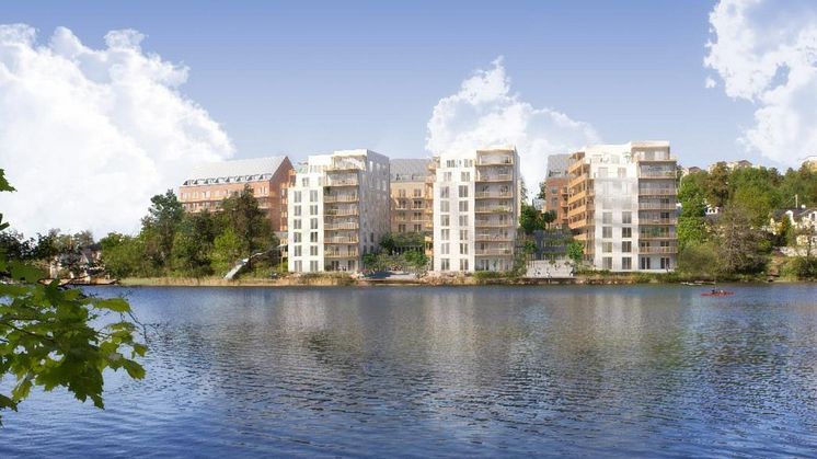 Detaljplan har vunnit laga kraft för Riksbyggens kommande kvarter Svartviks strand i Upplands-Bro