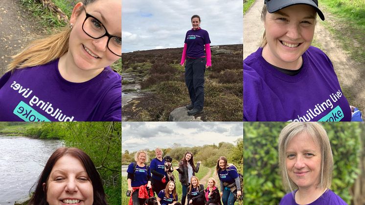 ​Wakefield Neurology team walk their way to fundraising success for the Stroke Association