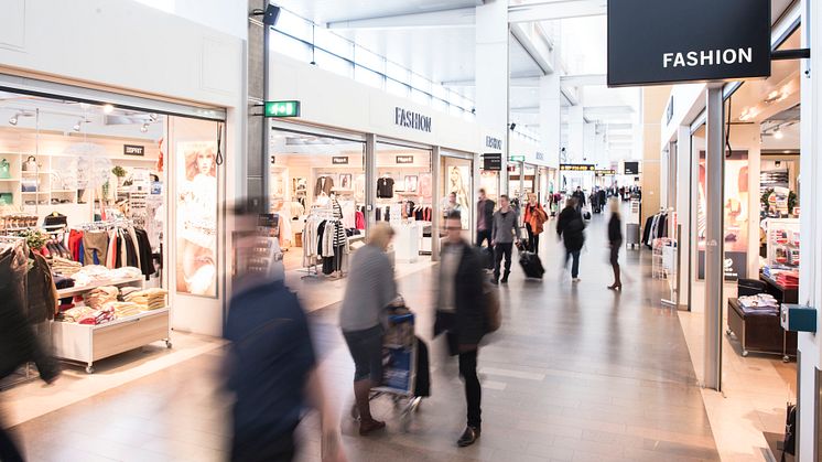 Stockholmare shoppar gärna på flygplatsen
