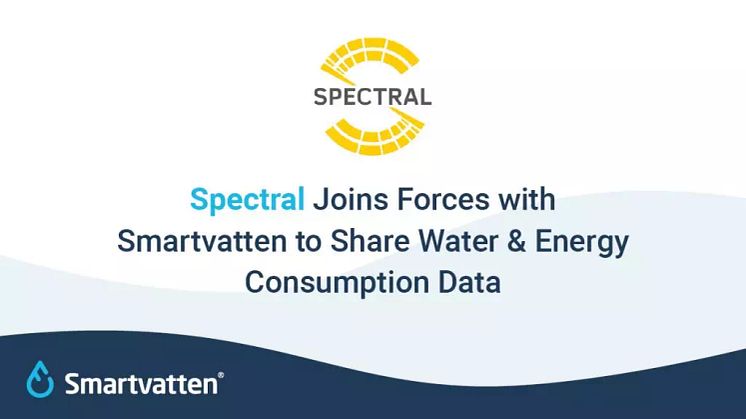 Spectral Joins Forces with Smartvatten to Share Water & Energy Consumption Data