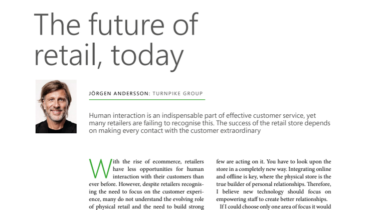 The future of retail, today
