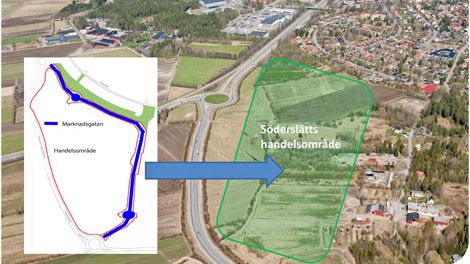 Nu byggs Marknadsgatan på Söderslätt 