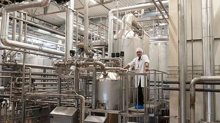 Jönköping Energi levererar ånga till Arlas produktion av laktosfria produkter. 